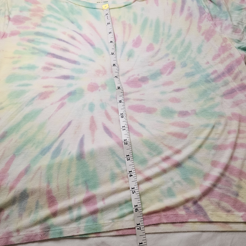 Seriously Soft Aero Tie-Dye Girl Tee - Pastel Swirl XXL - Picture 4 of 7